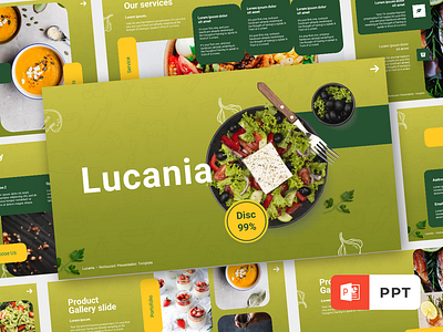 Lucania - Restaurant PresentationTemplate