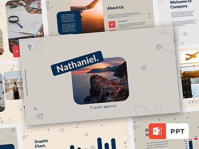 Nathaniel - Travel Agency Presentation Template agency booking holiday tourism tourism agency tours travel travel agency travel blog travel business trip trip booking