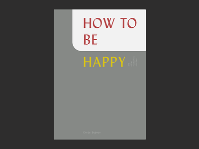 how_to book depression happiness happy muted print