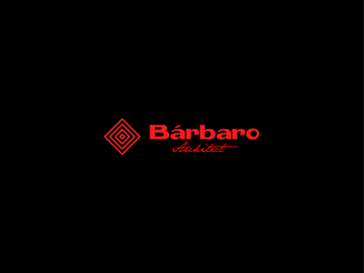 Barbaro Architect branding design illustration logo