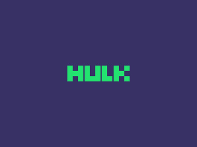 Hulk branding design illustration logo