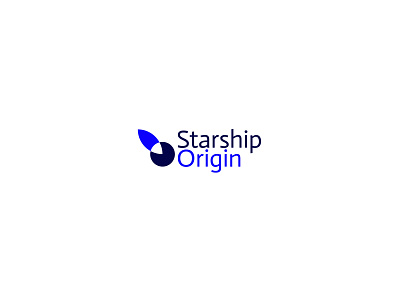 Starship Orgin branding design illustration logo