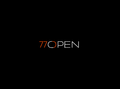 77 Open illustration logo