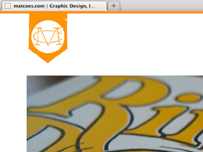 MatCoes site-softlaunch hand lettering illustration portfolio web design wordpress