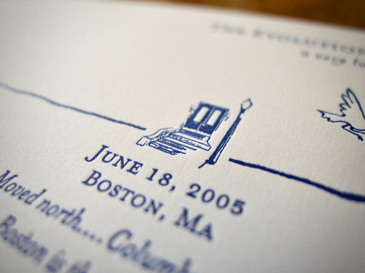 little illustrations analog hand drawn letterpress pen and ink wedding wedding invitation