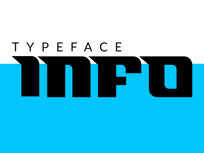 info — Typeface