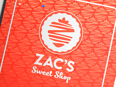 Zac's Sweet Shop branding logo design print design web design