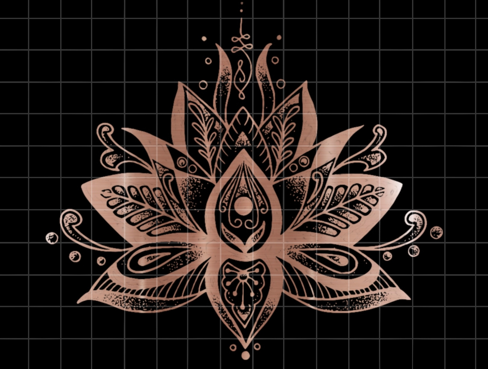 Rose Gold Lotus Flower by Harmony Deal on Dribbble