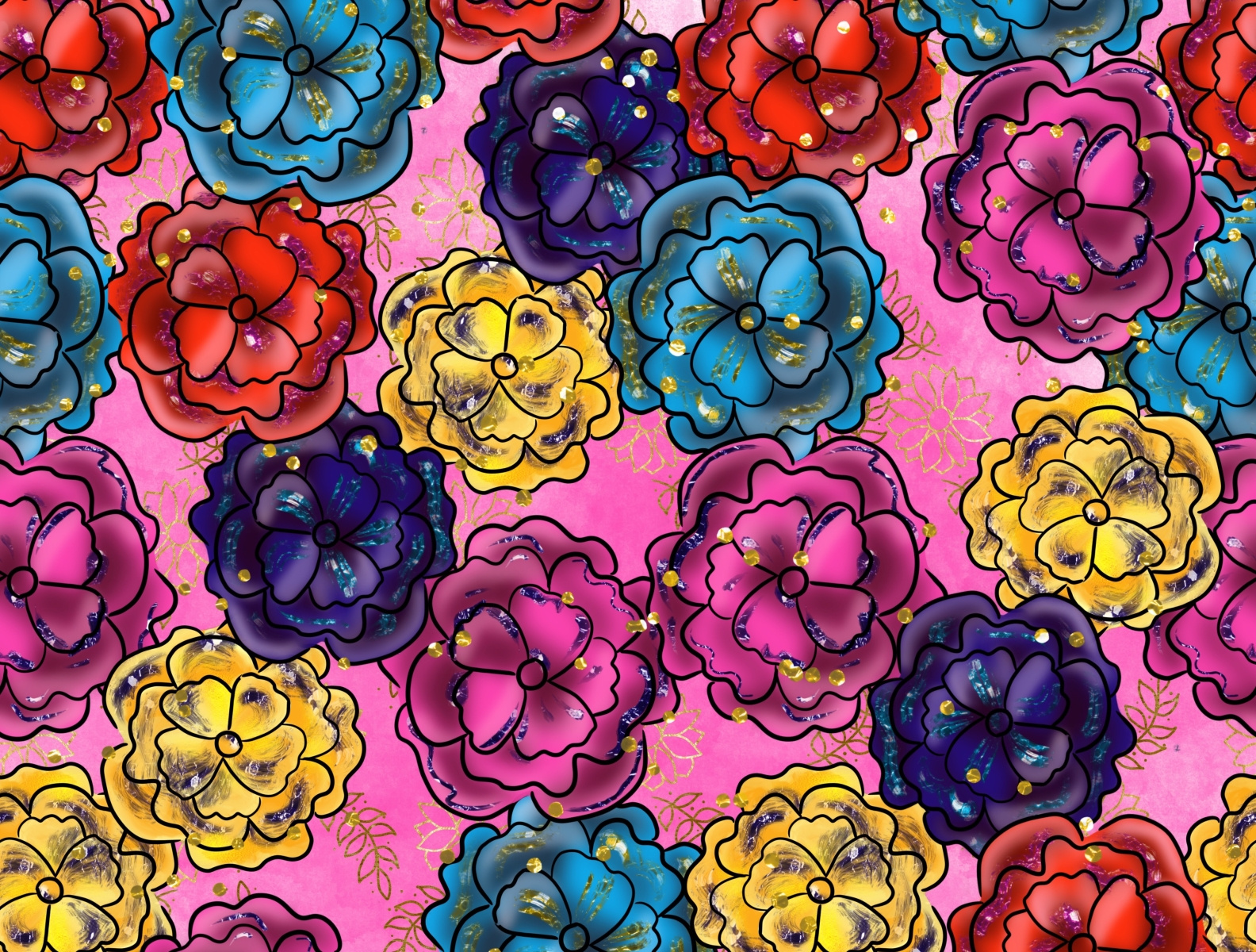 Assorted Marigold Digital Paper by Harmony Deal on Dribbble