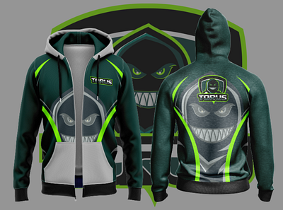 Jacket TORUS e-sport branding graphic design logo