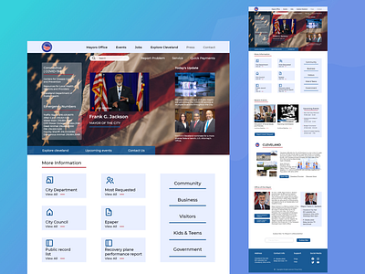 CLEVELAND OHIO - Government Website Redesign
