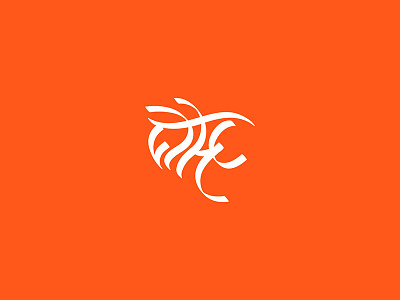 World Hindi Conference - Logo branding calligraphy devanagari hindi identity logo orange typography