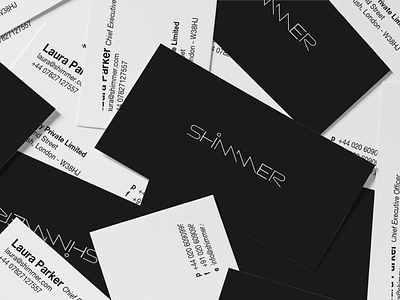 Shimmer App app beauty black branding identity logo