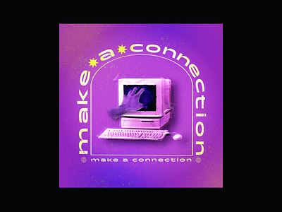 Make a Connection connection pc procreate retro