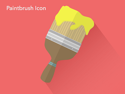 Paintbrush Icon design icon illustration sketch3 ui vector web webdesign