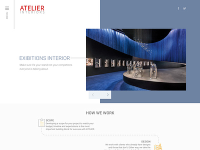 Atelier Interiors Dubai - Web UI