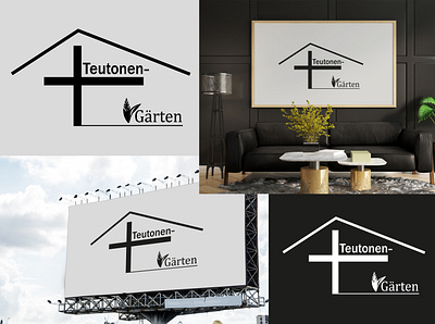 Teutonen-Garten (a variant of a possible logo) graphic design logo vector