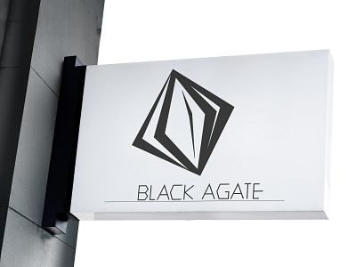 BLACK AGATE branding graphic design logo vector