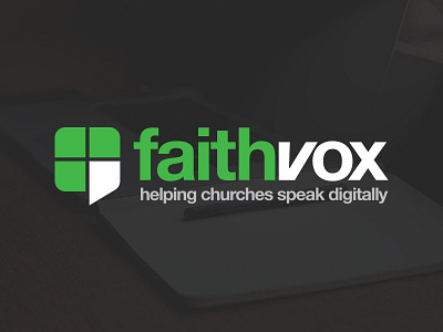 Announcing Faithvox church communication design digital logo ministry
