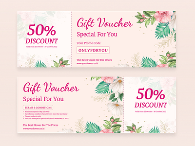 Gift Voucher Pink Edition design graphic design icon illustration typography vector