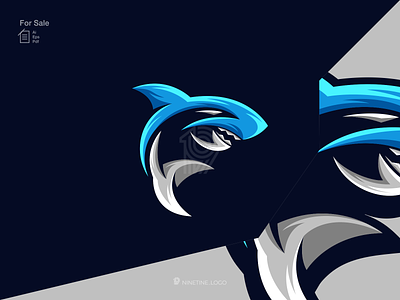 shark logo 3d animals animation apparel branding design esport graphic design icon illustration logo logo new mascot modern logo motion graphics shark simple logo sport ui visual identity
