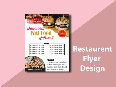 Restaurant Flyer Design.