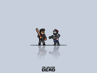 Negan 16bit 8bit design graphic design illustration oldschool pixel pixelart