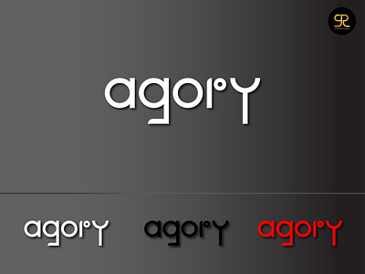 Modern Logo Typography - Agory brand logo branding business logo company logo creative logo design graphic design illustration logo logos modern logo tech logo vector