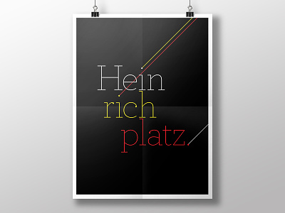 Welcome to Heinrichplatz berlin heinrichplatz poster type