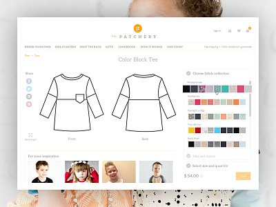 Custom Made Kids’ Clothing Store clothing ecommerce kids magento store