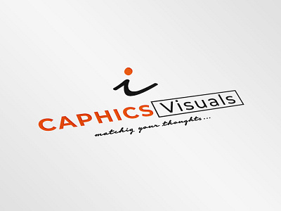 Brand identity design for Caphics Visuals branding design graphic design logo typography
