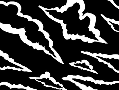 Clouds #1 digital art illustration