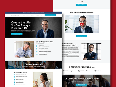 Business Consultant Coach Website Design