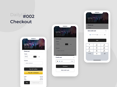 DailyUI #002 - Checkout