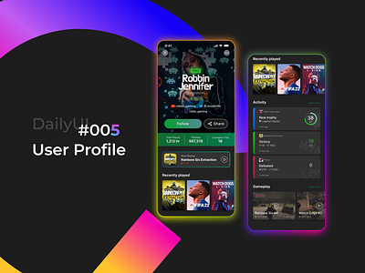 DailyUI #005 - User Profile