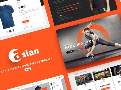 Aslan - Modern Gym & Fitness Responsive WordPress Theme aslan fitness theme theme wordpress