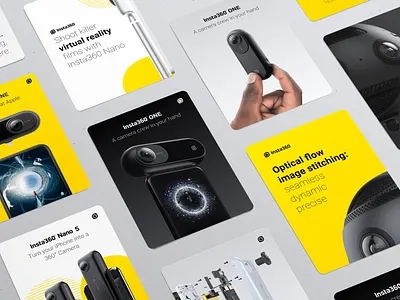 Insta360 Visual Identity Guidelines 360 360 camera 360 degree branding camera dji go pro gopro guidelines hardware insta360 logo panorama print styleguides vi visual identity vr