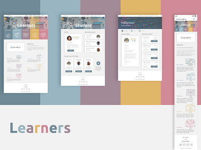 Learners - UX design adobexd design ui ux web webdesign