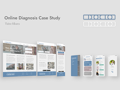 DOCTO - UX design adobexd app design figma ui ux web