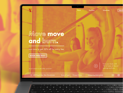 YMCA Robert Lee Website Redesign design figma gym sport ui website