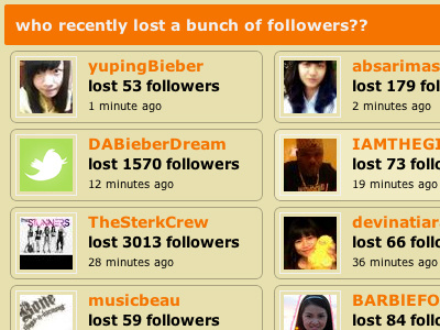 Who Got Unfollowed? orange website