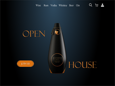 Open house Landing page design branding design ui ux website design