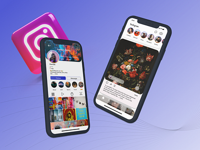 Instagram UI Redesign app design branding design ui ux