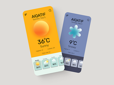 Weather App UI