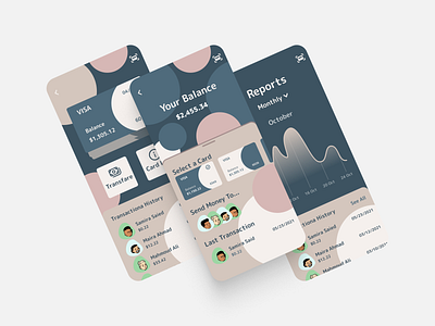 Wallet App UI design graphic design ui ux