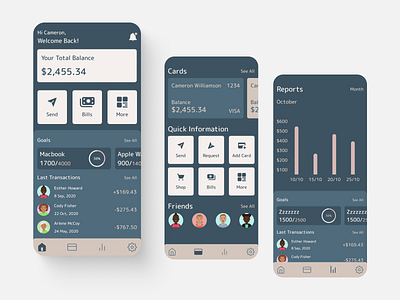 Wallet Mobile App UI design ui ux