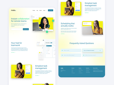 Mate: Instant collaboration for remote teams design graphic design web website