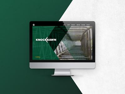 Knockbawn Website - Mockup construction digital design web design
