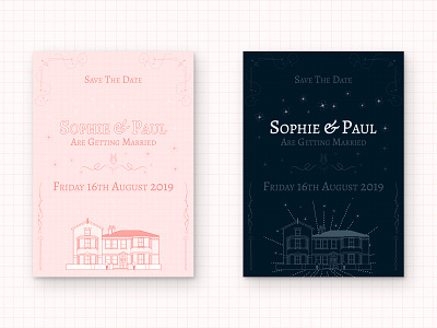 Save The Date harry potter illustration save the date wedding invitation wes anderson