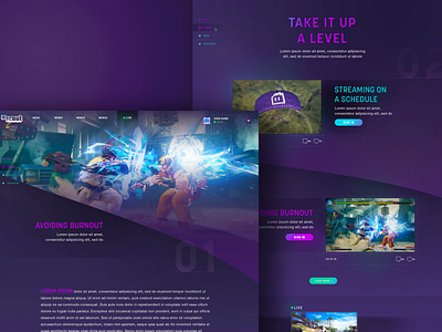 Twitch Concept - Website Design